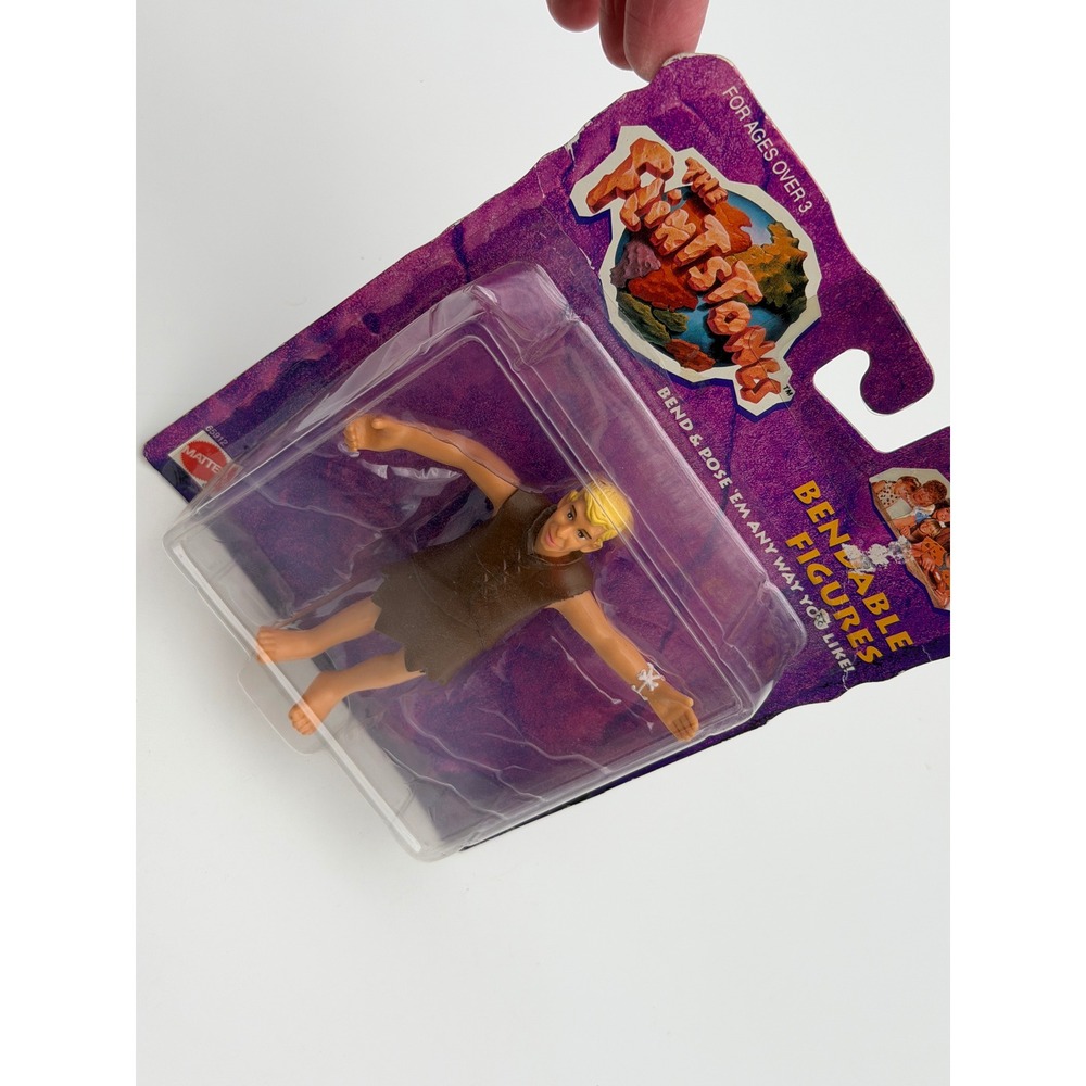 Vintage 1993 Mattel Flintstones Movie Barney Rubble Bendable Figure 65912 NIP